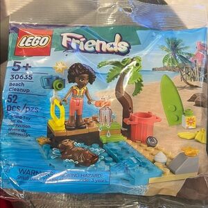 NWT LEGO Friends Beach Cleanup 52 Piece Building Set